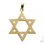 14K Gold David Star Pendant 65942 - Image 3