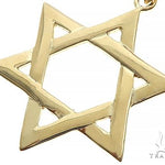 14K Gold David Star Pendant 65942 - Image 4