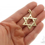 14K Gold David Star Pendant 65942 - Image 5