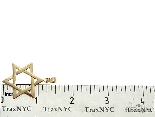 14K Gold David Star Pendant 65942 - Image 6