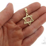14K Gold David Star Pendant 65943 - Image 3