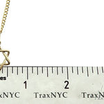 14K Yellow Gold David Star Pendant Set 65941 - Image 6