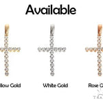 14K Gold Diamond  Cross 65301 - Image 8