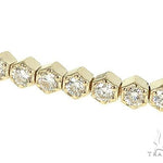 14K Yellow Gold Diamond Bolo Bracelet 66126 - Image 2