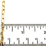 14K Yellow Gold Diamond Cut Anchor Cable Link Chain 22 Inches 3.7mm   67795 - Image 4