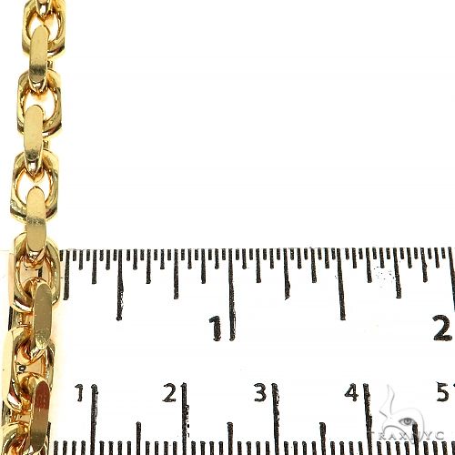 14K Yellow Gold Diamond Cut Solid Anchor Cable Link  24 Inches 4.8mm   68323 - Image 5
