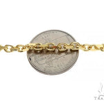 14K Yellow Gold Diamond Cut Solid Anchor Chain 22 Inches 3.5mm   66503 - Image 4