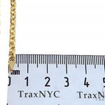 14K Yellow Gold Diamond Cut Solid Anchor Chain 22 Inches 3.5mm   66503 - Image 6