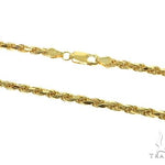 14K Yellow Gold Diamond Cut Solid Rope Link Chain 26 Inches 3.5mm   66300 - Image 2