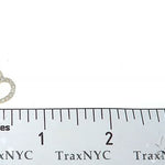 14K Yellow Gold Diamond Heart Pendant 65450 - Image 6