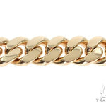 14K Yellow Gold Diamond Miami Cuban Bracelet 64779 - Image 5