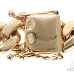 14K Yellow Gold Diamond Miami Cuban Bracelet 64779 - Image 7