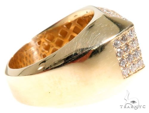 14K Yellow Gold Diamond Ring 63967 - Image 4