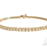 14K Yellow Gold Diamond Tennis Bracelet 65297 - Image 1