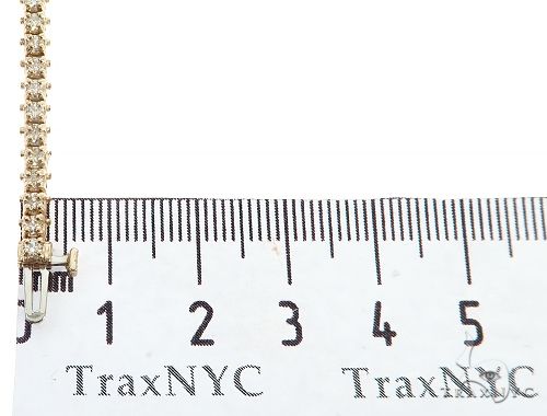 14K Yellow Gold Diamond Tennis Bracelet 65297 - Image 7