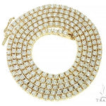 14K Yellow Gold Diamond Tennis n 20 Inches 2.0mm   66154 - Image 3
