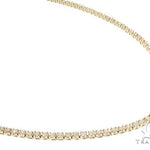 14K Yellow Gold Diamond Tennis Chain 22 Inches 2mm   65776 - Image 1