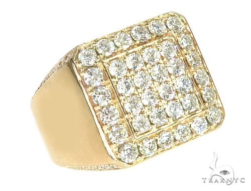 14K Yellow Gold Diamond TraxNYC Ring 66092 - Image 1