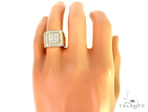 14K Yellow Gold Diamond TraxNYC Ring 66092 - Image 7