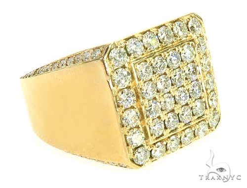14K Yellow Gold Diamond TraxNYC Ring 66092 - Image 3