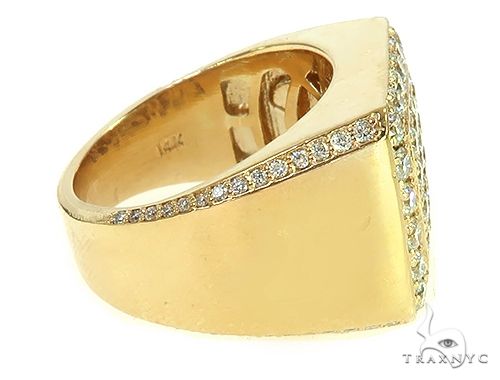 14K Yellow Gold Diamond TraxNYC Ring 66092 - Image 4