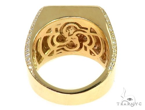 14K Yellow Gold Diamond TraxNYC Ring 66092 - Image 5