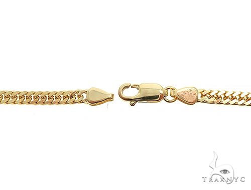 14k Yellow Gold Double Curb Link  22 inches 3.45mm 65196 - Image 5