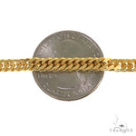 14k Yellow Gold Double Curb Link 22 inches 4.6mm 67793 - Image 4