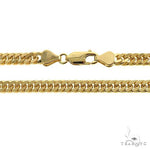 14K Yellow Gold Double Curb Link 22 inches 5.4mm   68584 - Image 4