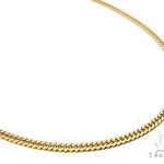 14K Yellow Gold Double Curb Link Chain 22 inches 6.3mm 70045 - Image 2