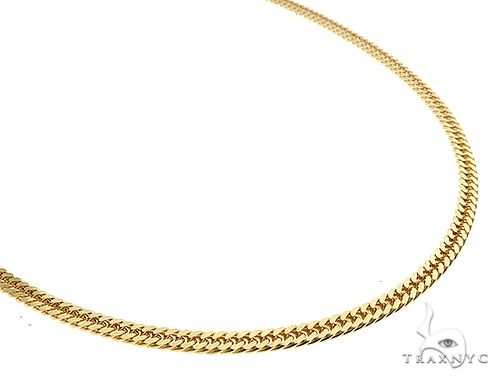 14k Yellow Gold Double Curb Link Chain 24 inches 3.5mm 65197 - Image 2