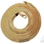 14k Yellow Gold Double Curb Link Chain 24 inches 3.5mm 65197 - Image 3