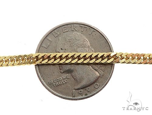 14k Yellow Gold Double Curb Link Chain 24 inches 3.5mm 65197 - Image 4