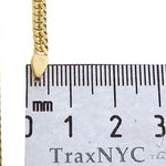14k Yellow Gold Double Curb Link Chain 24 inches 3.5mm 65197 - Image 6