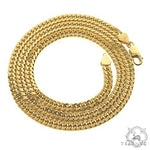 14K Yellow Gold Double Curb Link Chain 24 inches 6.3mm   67287 - Image 3