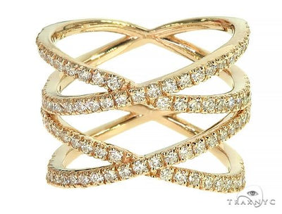 14K Yellow Gold Fashion Diamond Ring 66133 - Image 1