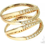 14K Yellow Gold Fashion Diamond Ring 66133 - Image 4