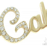 14K Yellow Gold Gabbie Dimond Name Pendant 65868 - Image 4