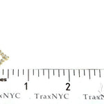 14K Yellow Gold Heart Diamond Necklace 66212 - Image 7