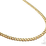 TraxNYC's Best Buy 14k Yellow Gold Hollow Cuban Link Chain 24 Inches 5.5mm 64064 - Image 1