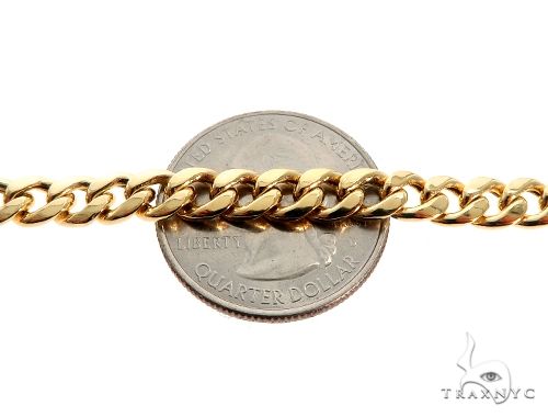 TraxNYC's Best Buy 14k Yellow Gold Hollow Cuban Link Chain 24 Inches 5.5mm 64064 - Image 2