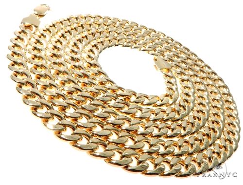TraxNYC's Best Buy 14k Yellow gold Hollow Cuban Curb Link Chain 5.5mm 28 Inches 64066 - Image 4