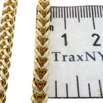 14k Yellow Gold Hollow Franco Link Chain 24 Inches 5mm 63097 - Image 5
