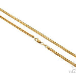 14K Yellow Gold Hollow Franco Link Chain 26 Inches 2.8mm   64433 - Image 1