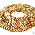 14K Yellow Gold Hollow Franco Link Chain 26 Inches 2.8mm   64433 - Image 4