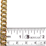 14K Yellow Gold Hollow Miami Cuban 7.5mm 26 Inches Chain  65162 - Image 6