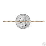 14K Yellow Gold Hollow Round Box Link Chain 20 Inches 1.8mm 70613 - Image 6