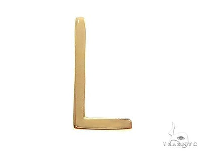 14K Yellow Gold L Initial Pendant 66121 - Image 1