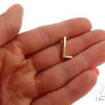 14K Yellow Gold L Initial Pendant 66121 - Image 5