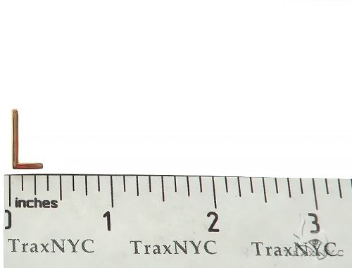 14K Yellow Gold L Initial Pendant 66121 - Image 6